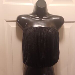 black sparkly crop top/halter